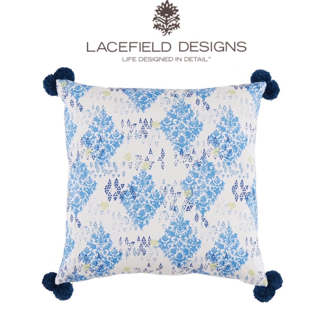Lacefield Designs Sedona with PomPom Throw Pillow